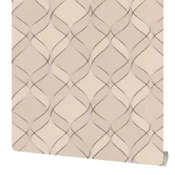 Обои флизелиновые Monte Solaro Mayfair бежевые 1.06 м MS9139-02