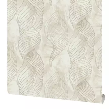 Обои флизелиновые Московская обойная фабрика Фэнтази золотистые 1.06 м 4233-2