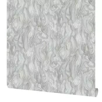 Обои флизелиновые Московская Обойная Фабрика Геода серые 1.06 м 4124-5