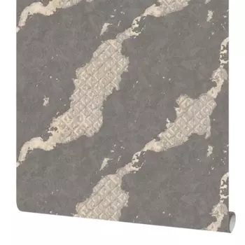 Обои флизелиновые Московская обойная фабрика Эллада графит 1.06 м 4227-9