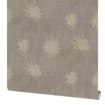 Обои флизелиновые Московская обойная фабрика Леонардо коричневые 1.06 м 4266-9