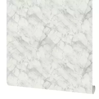 Обои флизелиновые Московская обойная фабрика Либре бело-серый фон 1.06 м