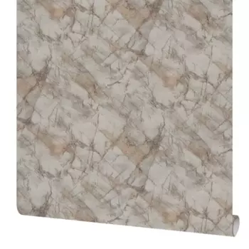 Обои флизелиновые Московская обойная фабрика Либре серо-коричневый фон 1.06 м