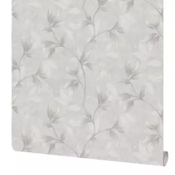 Обои флизелиновые Московская обойная фабрика Лориэн серые 1.06 м 4338-4