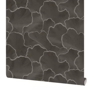 Обои флизелиновые Московская обойная фабрика Нуар черные 1.06 м 4374-9