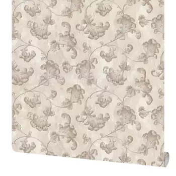 Обои флизелиновые Московская обойная фабрика Перри бежевые 1.06 м 4372-4