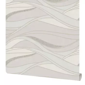 Обои флизелиновые Московская обойная фабрика Рейв бежевые 1.06 м 4314-2