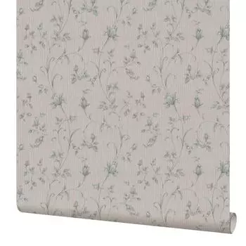 Обои флизелиновые Московская Обойная Фабрика Рената серо-коричневые 1.06 м 4142-3