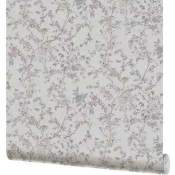 Обои флизелиновые Московская Обойная Фабрика Шинуазри серые 1.06 м 4128-5