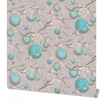 Обои флизелиновые Московская обойная фабрика Токио кофейные 1.06 м 4330-3