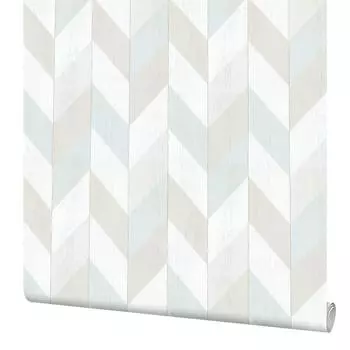 Обои флизелиновые Нордик белые 1.0 м 10404-03