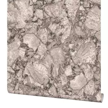 Обои флизелиновые Palitra Life Berg коричневые 0.53 м PL51036-82