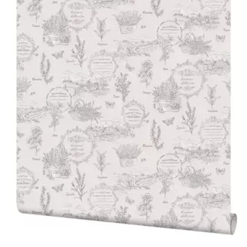 Обои флизелиновые Palitra Home Aromatique бежевые 1.06 м HC72345-12