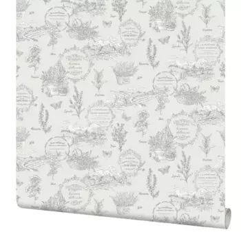 Обои флизелиновые Palitra Home Aromatique зеленые 1.06 м HC72345-17