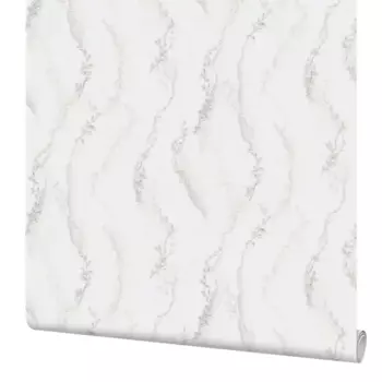 Обои флизелиновые Palitra Home Benua белые 1.06 м HC72400-11