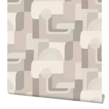 Обои флизелиновые Palitra Home Modern бежевые 1.06 м HC72205-28