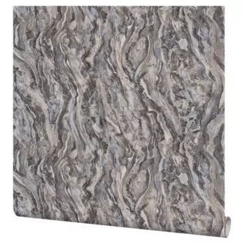 Обои флизелиновые Palitra Home Onyx серо-бежево-черные 1.06 м HC71793-48