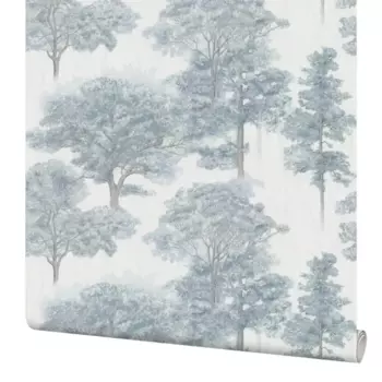 Обои флизелиновые Palitra Home Taina Lesa серые 1.06 м HC72463-16