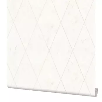 Обои флизелиновые Palitra Life Novopolis белые 1.06 м PL72402-12