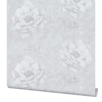 Обои флизелиновые Palitra Life Valencia белые 1.06 м PL72255-11