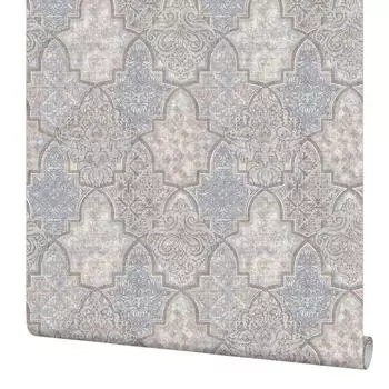 Обои флизелиновые Палитра Marrakech серо-синие 1.06 м PL71543-26