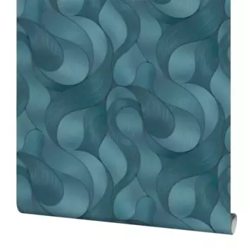 Обои флизелиновые Palitra Planet Faina синие 1.06 м PP72119-67