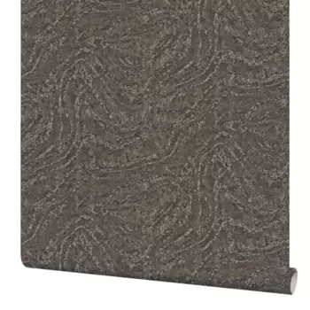 Обои флизелиновые Palitra Planet Magma черные 1.06 м PP72153-44