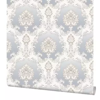 Обои флизелиновые Palitra Planet Marsella голубые 1.06 м PP72182-41