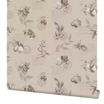 Обои флизелиновые Palitra Planet Paprika бежевые 1.06 м PP72186-81