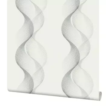 Обои флизелиновые Palitra Simple Soundwave серые 1.06 м SP72037-41