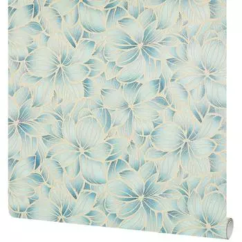 Обои флизелиновые Paradise зеленые 1.06 м 889313