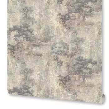 Обои флизелиновые Prima Italiana Amaluna зелёные 1.06 м 33144