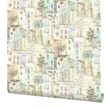 Обои флизелиновые Profi Deco бежевые 1.06 м ЭР60371-04