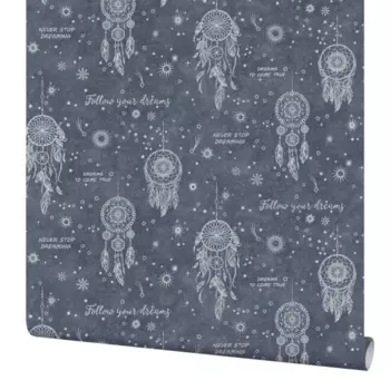 Обои флизелиновые Simple Lovets snov синие 1.06 м SP72184-66