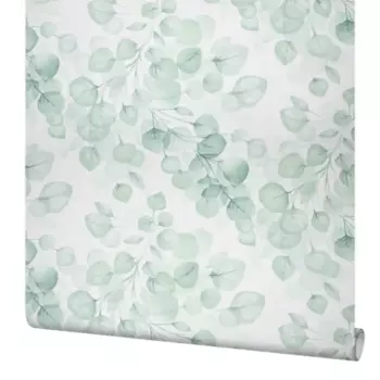 Обои флизелиновые Vergato зеленые 1.06 м IS72207-77