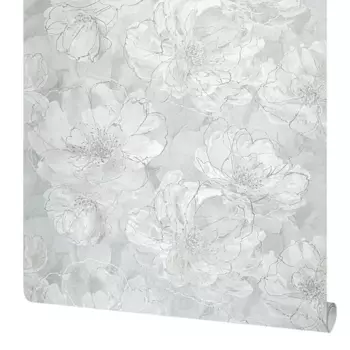 Обои флизелиновые Victoria Stenova Jenny серые 1.06 м VS589046