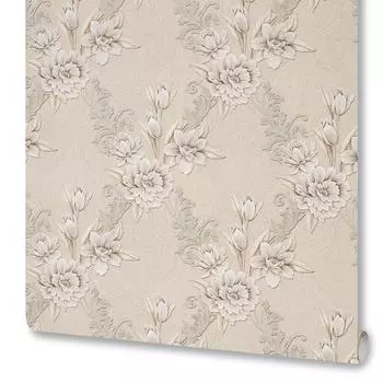 Обои флизелиновые Victoria Stenova Kimi коричневые 1.06 м 998098