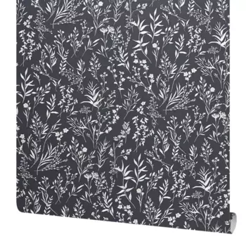 Обои флизелиновые Victoria Stenova Lavanda темно-серые 1.06 м VS287919