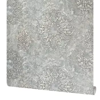 Обои флизелиновые Victoria Stenova Leonardo серые 1.06 м VS589458