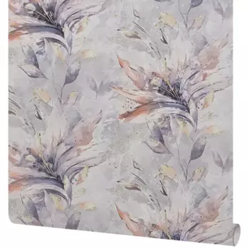 Обои флизелиновые Victoria Stenova Lilian темно-серые 1.06 м VS286319