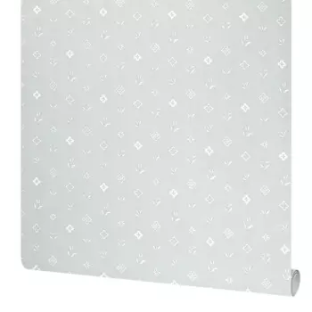 Обои флизелиновые Victoria Stenova Monogramm серые 1.06 м VS589255