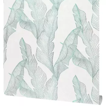 Обои флизелиновые Victoria Stenova Panama зеленые 1.06 м VS285153