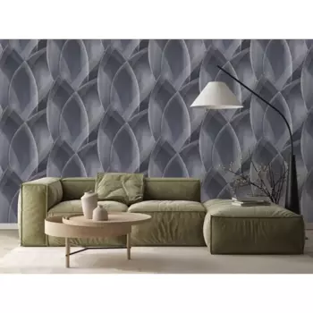 Обои флизелиновые Victoria Stenova Seoul темно-серые 1.06 м VS588619