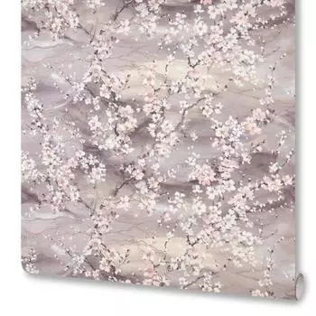 Обои флизелиновые Victoria Stenova Vika фиолетовые 1.06 м 989236