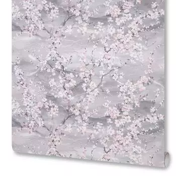 Обои флизелиновые Victoria Stenova Vika серые 1.06 м 989237