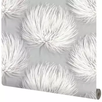 Обои флизелиновые Wall Decor Лола серые 1.06 м 75173-42