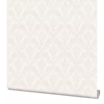 Обои флизелиновые Wall Up Dalia белые 1.06 м 652024