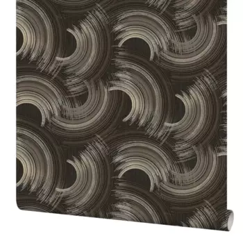 Обои флизелиновые Wall Up Neon коричневые 1.06 м 656060