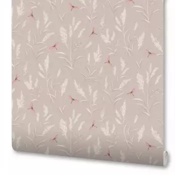 Обои флизелиновые Wallsecret Leto коричневые 1.06 м 8914-26