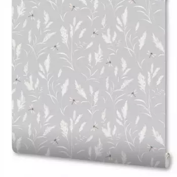 Обои флизелиновые Wallsecret Leto серые 1.06 м 8914-29